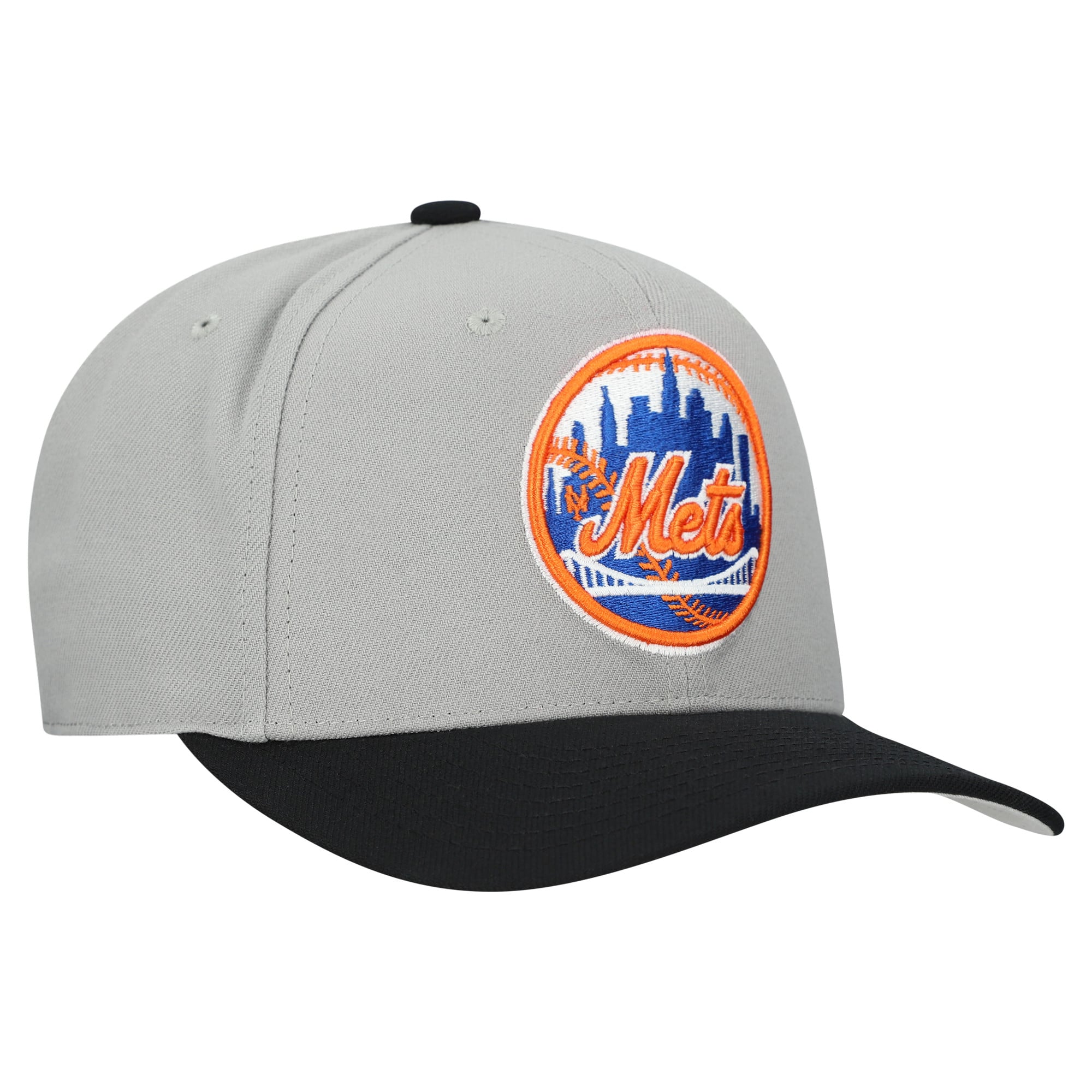 Casquette à pression Pro Crown des Mets MLB Mnc Basic Coop V100492, chapeau HP14806-NYMGREY #30